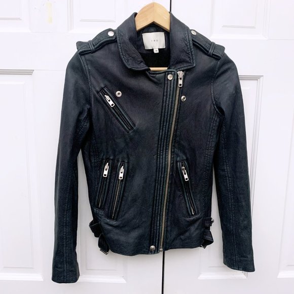 IRO Han Lamb Leather Jacket - Picture 11 of 11